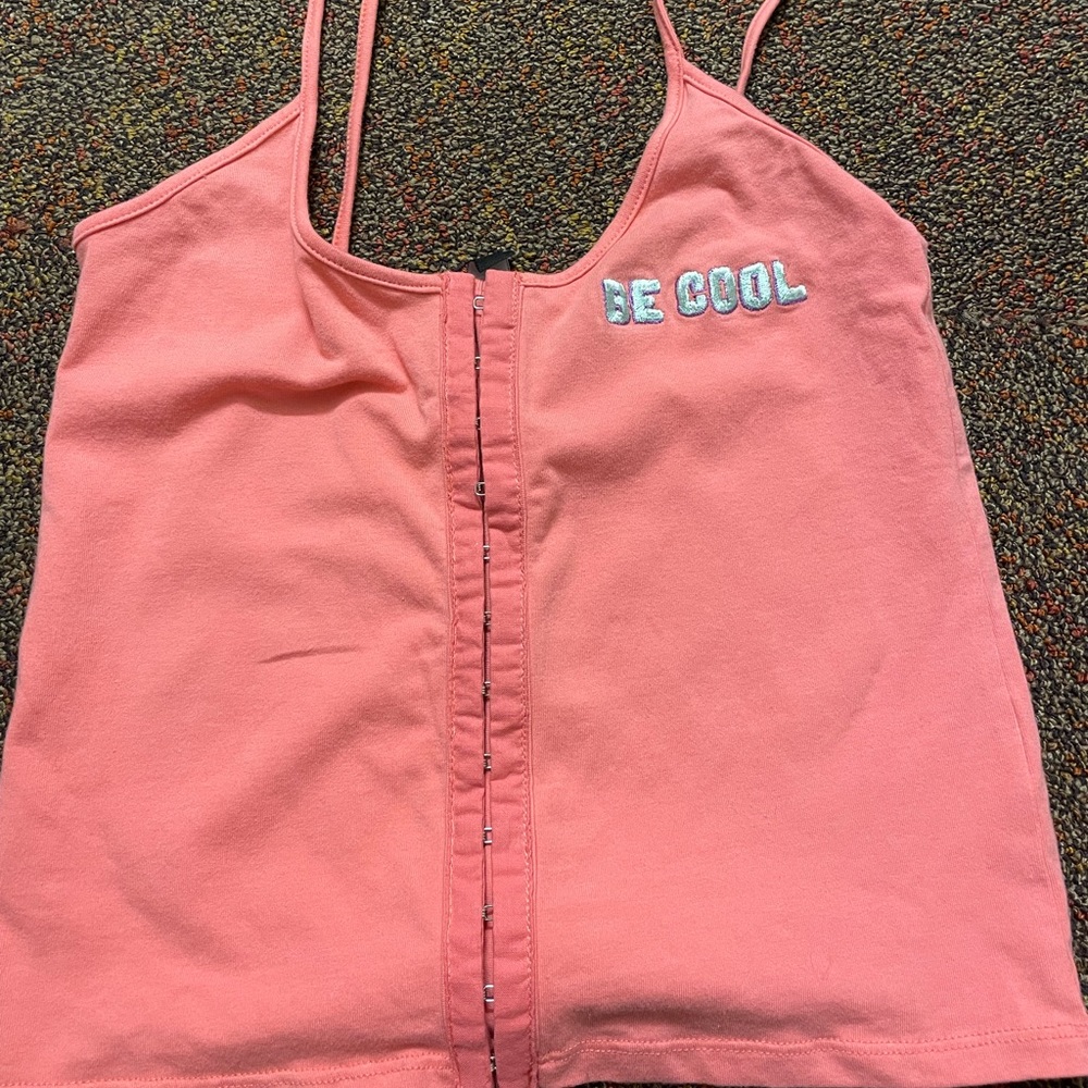 Pink crop top
